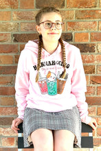 Lade das Bild in den Galerie-Viewer, Hannahccino Cat Kids Hoodie Pink