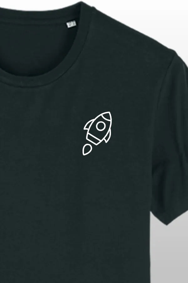 Space Raketen Shirt black