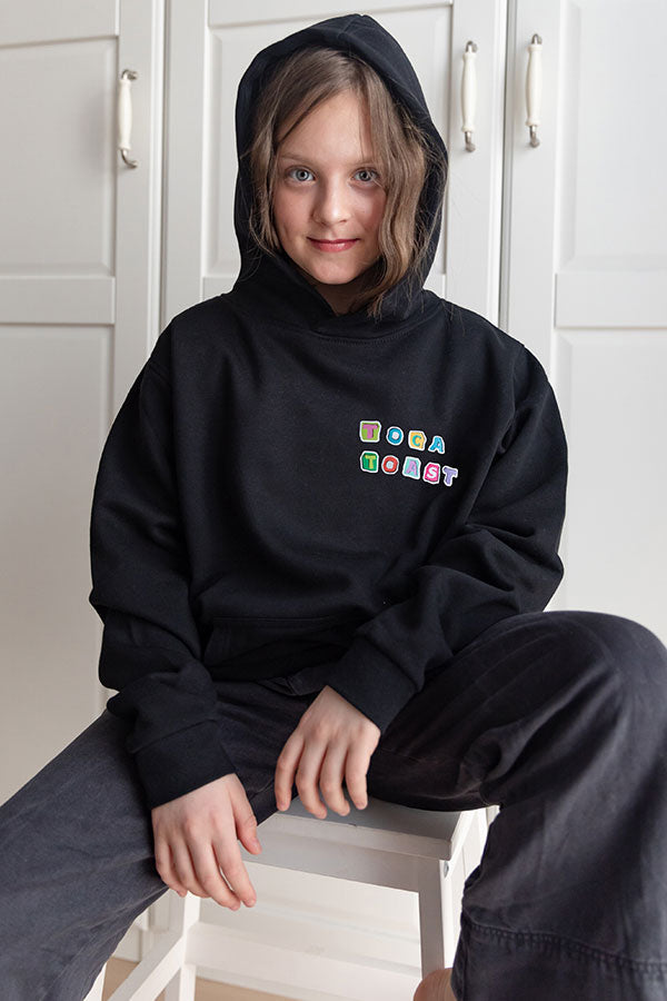 TocaToast Hoodie schwarz