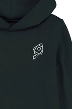 Lade das Bild in den Galerie-Viewer, Space Raketen Kids Hoodie black
