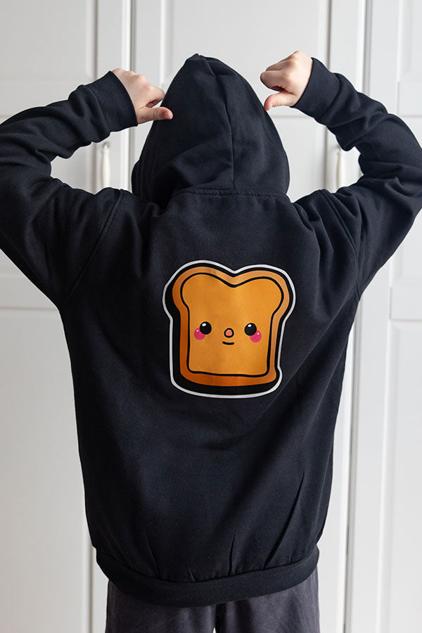 TocaToast Hoodie schwarz