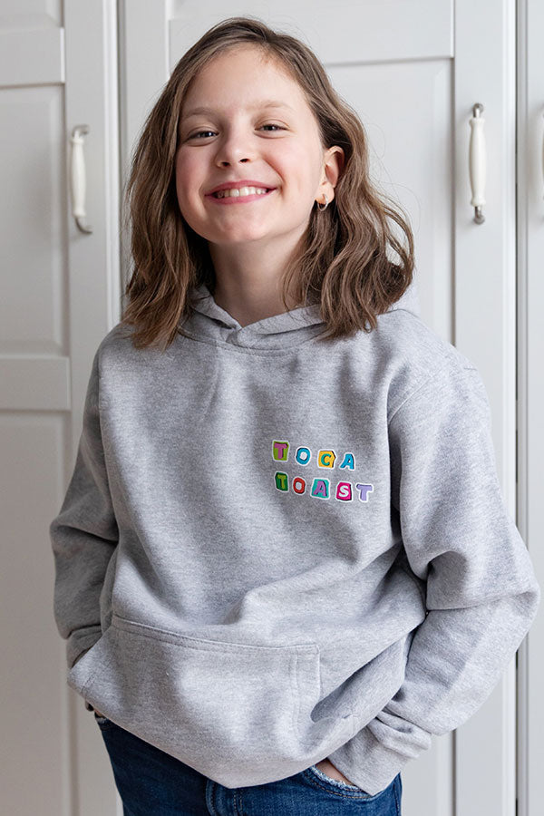 TocaToast Hoodie heather grey