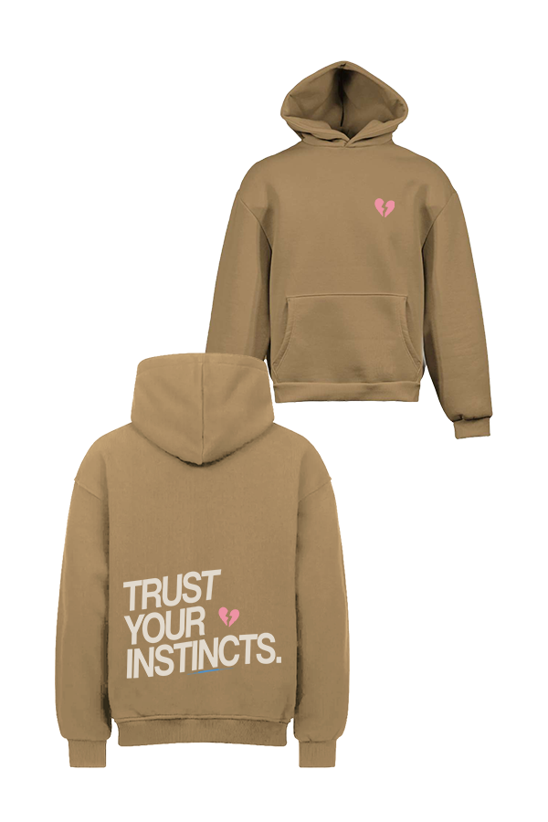 Trust Your Instincts Oversized Hoodie