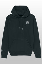 Lade das Bild in den Galerie-Viewer, Stay Friendly Hoodie black AlphaKevin
