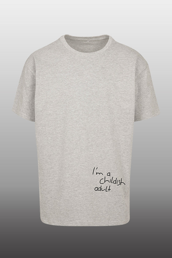 Playground Oversize T-Shirt heather grey