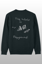 Lade das Bild in den Galerie-Viewer, Playground Sweatshirt schwarz
