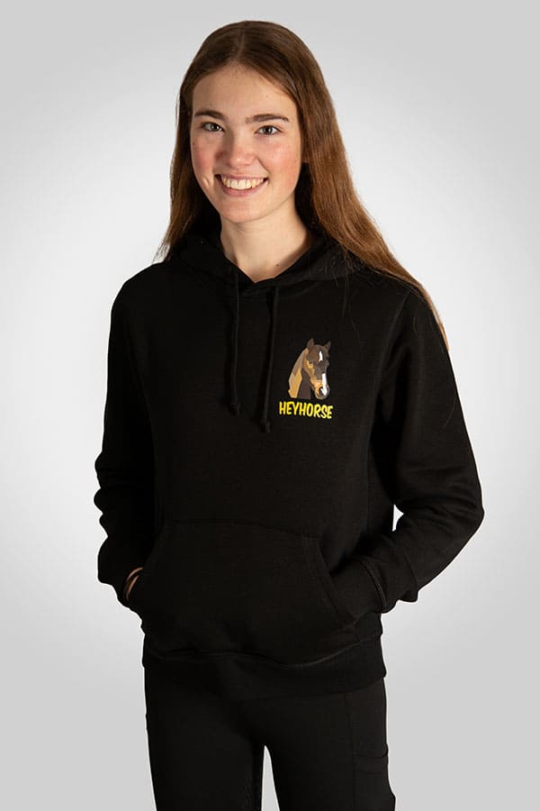 HeyHorse Kinder Hoodie gold-black