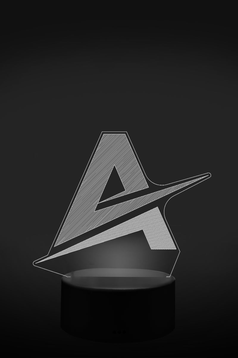 A LED 3D Lampe
