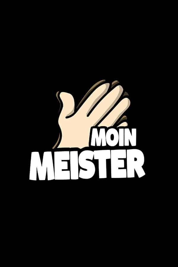 Moin Meister Hoodie KP schwarz