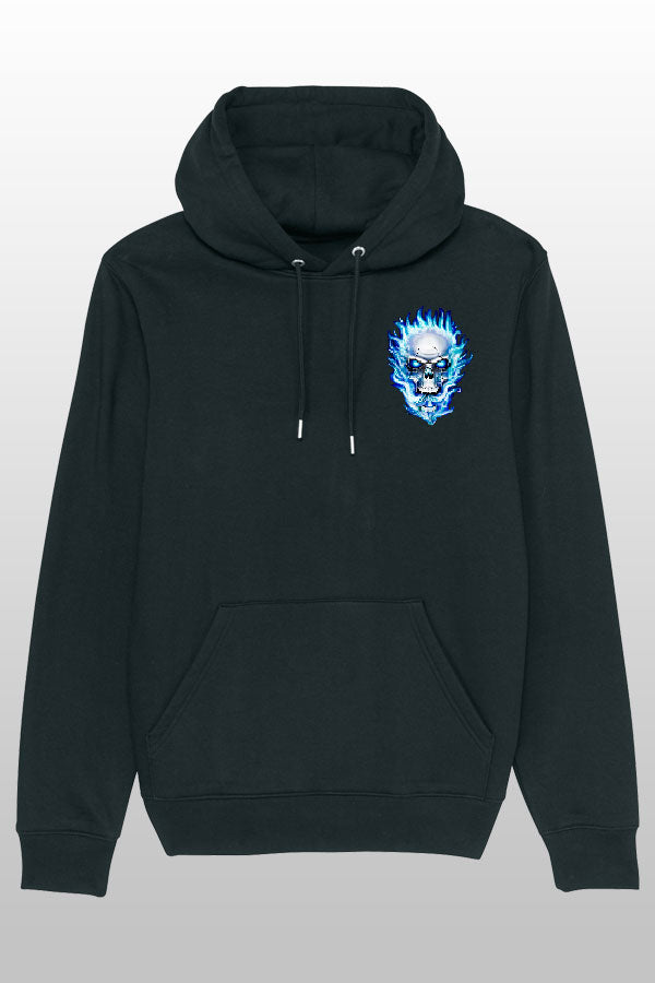 Skelett Hoodie Schwarz