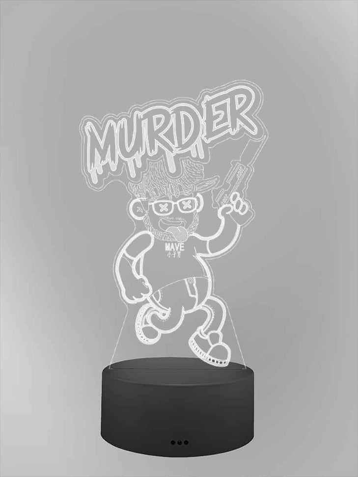 Murder LED 3D Lampe