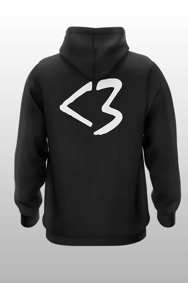 <3 Backprint Hoodie
