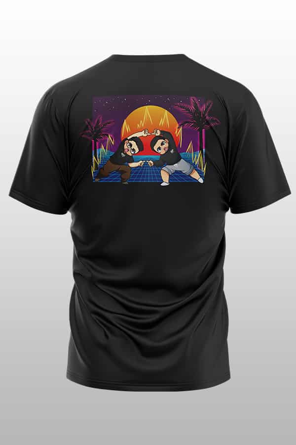2xAA T-Shirt Black