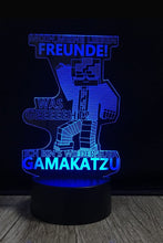 Lade das Bild in den Galerie-Viewer, Gamakatzu 3D LED Lampe LIMITIERT
