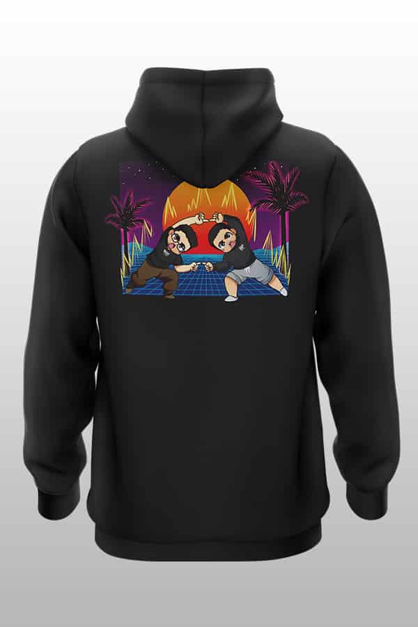 2xAA Hoodie Black