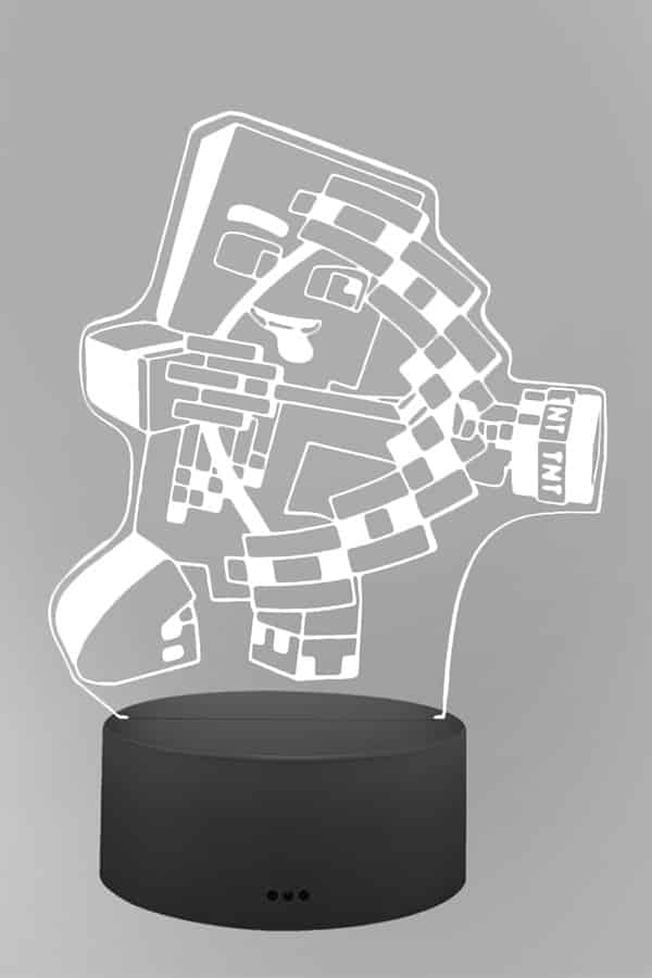 Bogen 3D LED Lampe