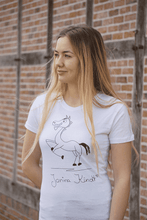 Lade das Bild in den Galerie-Viewer, Janina Kindt signature T-Shirt white
