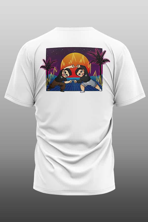 2xAA T-Shirt White