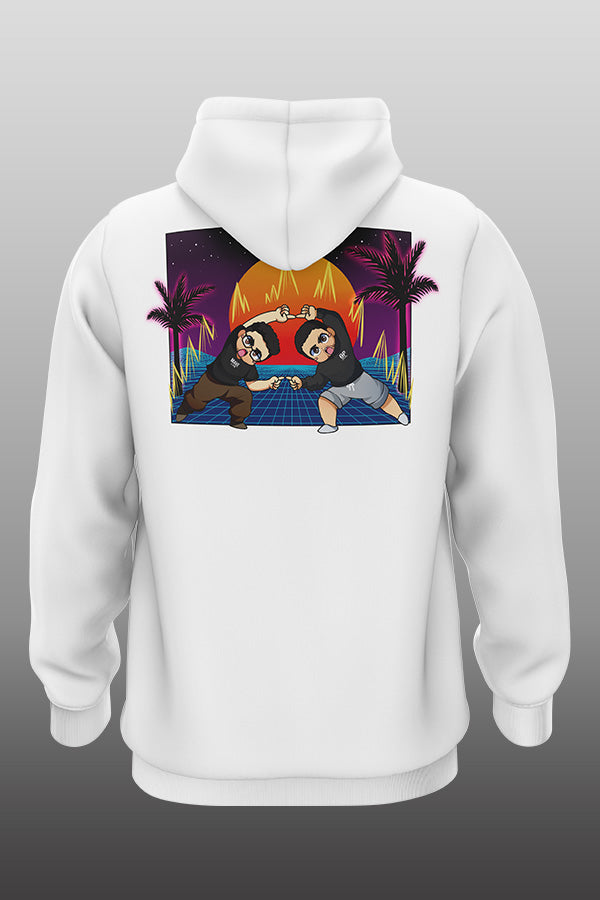2xAA Hoodie White